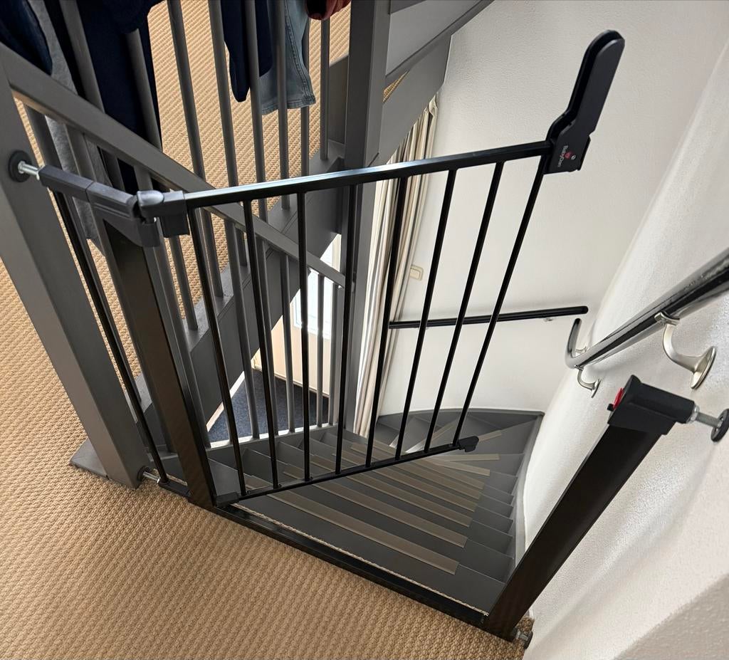 Traphekje Baby Dan Premier Plus met uitbreiding, Ophalen, Gebruikt, 100 tot 115 cm, Klemhekje