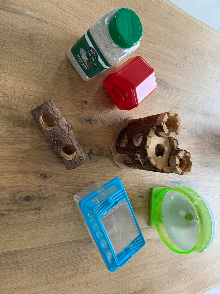 Hamster spulletjes, Ophalen of Verzenden, Zo goed als nieuw, Loopwiel of Rad