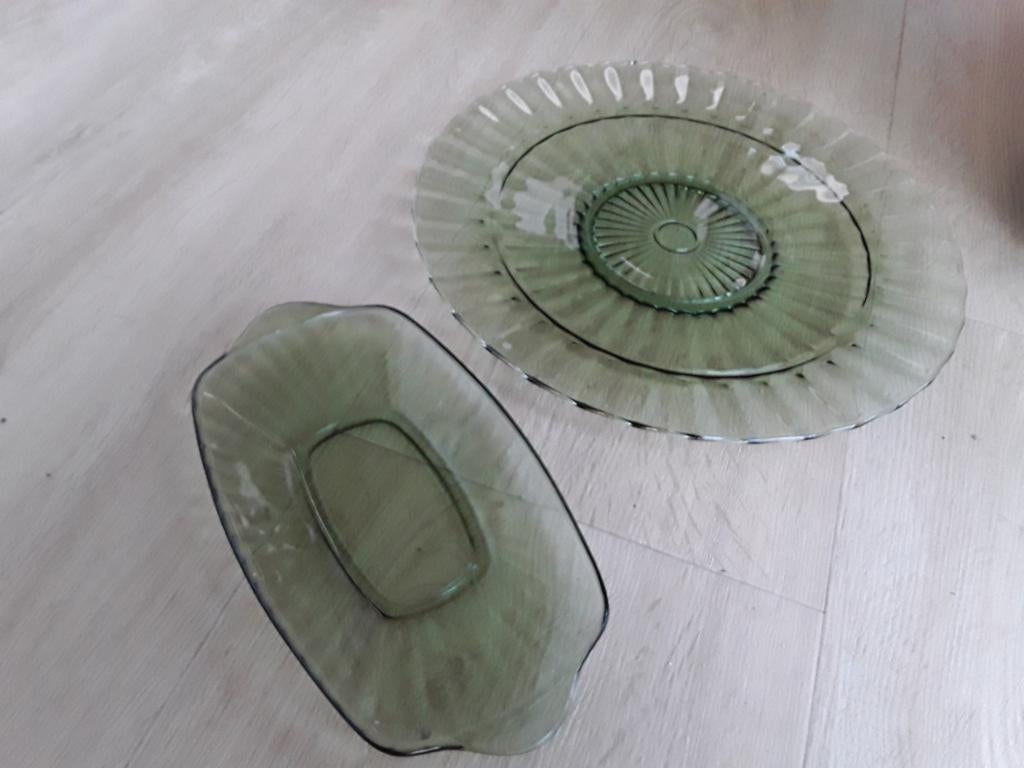 Vintage grote schalen Copier, Leerdam Neerlandia, vanaf !!!, Antiek en Kunst, Ophalen of Verzenden