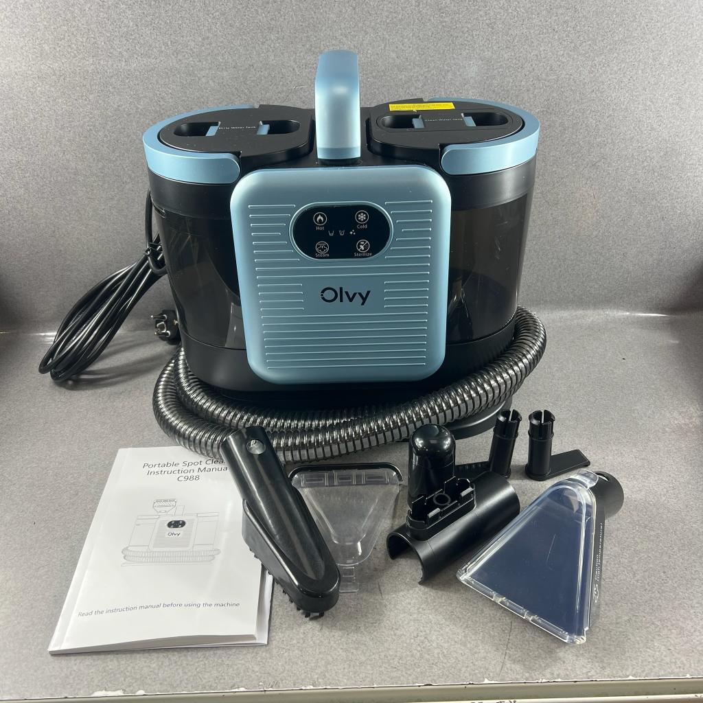 Olvy portable spot cleaner C988 | compleet in doos | 405971, Ophalen of Verzenden, Gebruikt, Overige typen