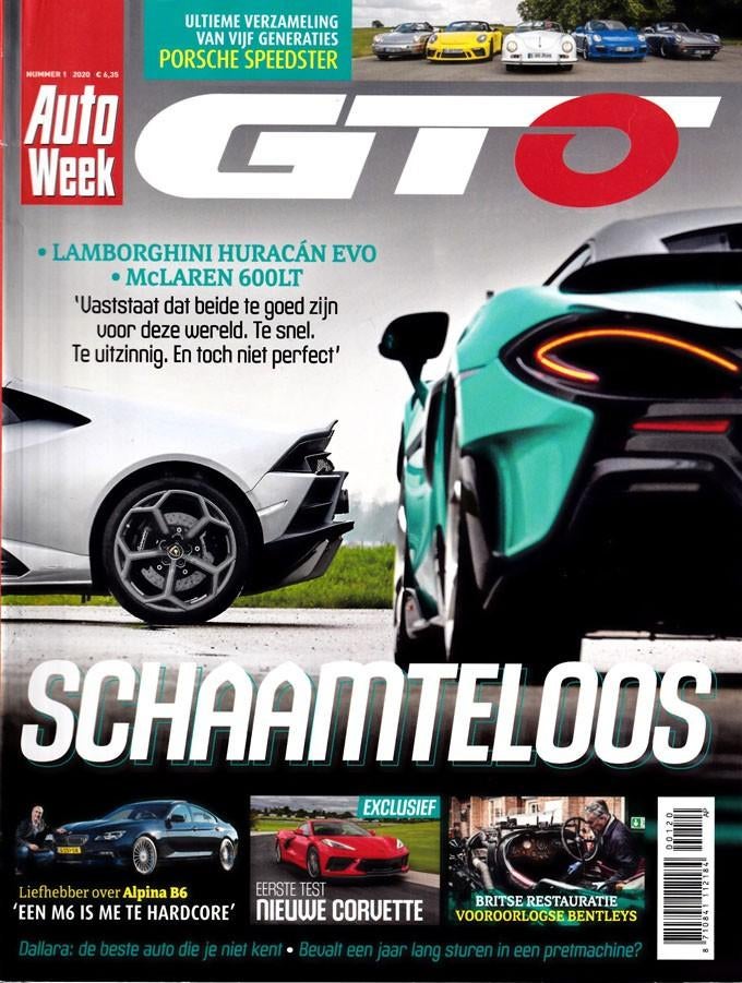 GTO 1 2020 : Porsche Speedster - BMW M2 - Porsche 718 Cayman, Ophalen of Verzenden, Gelezen, Algemeen