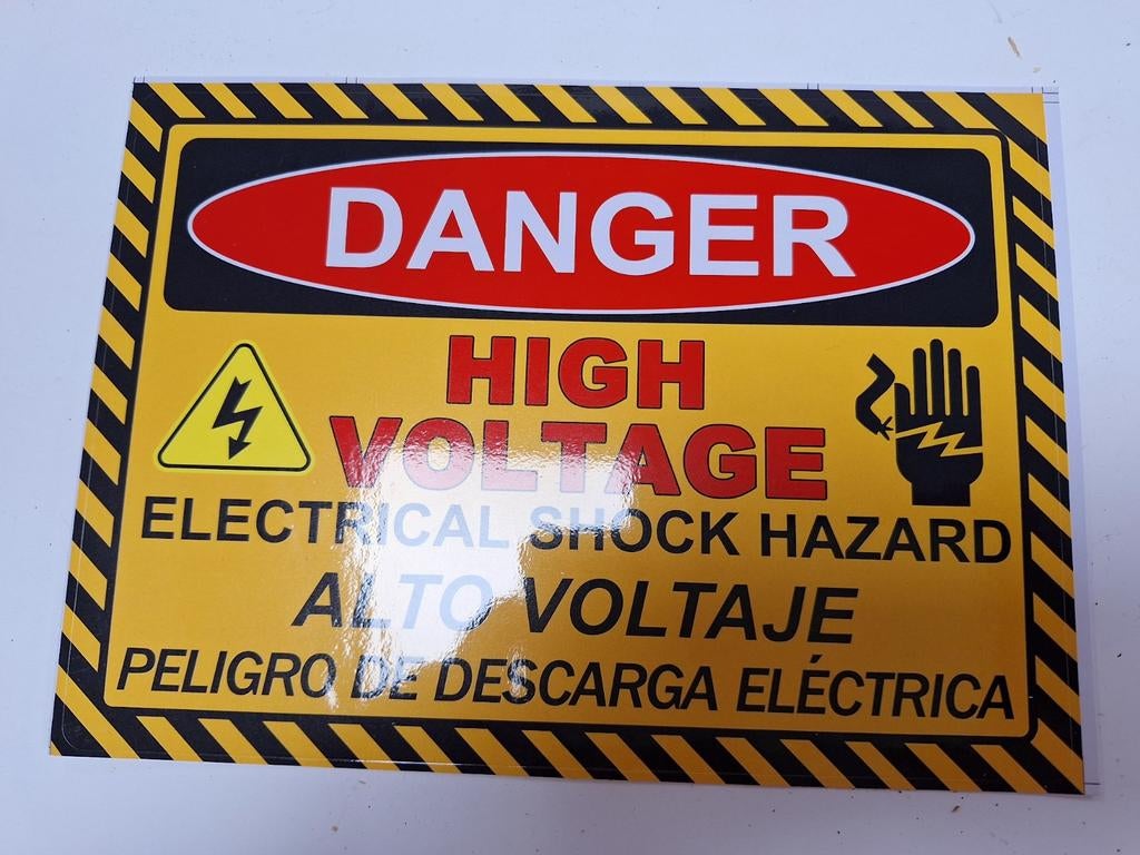 3 grote stickers samen, Ophalen of Verzenden, Zo goed als nieuw