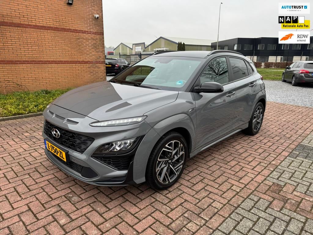 Hyundai Kona 1.0 T-GDI N Line, Hybride, Full Led, Sport N Li, Auto's, Voorwielaandrijving, Gebruikt, 129 pk, Origineel Nederlands