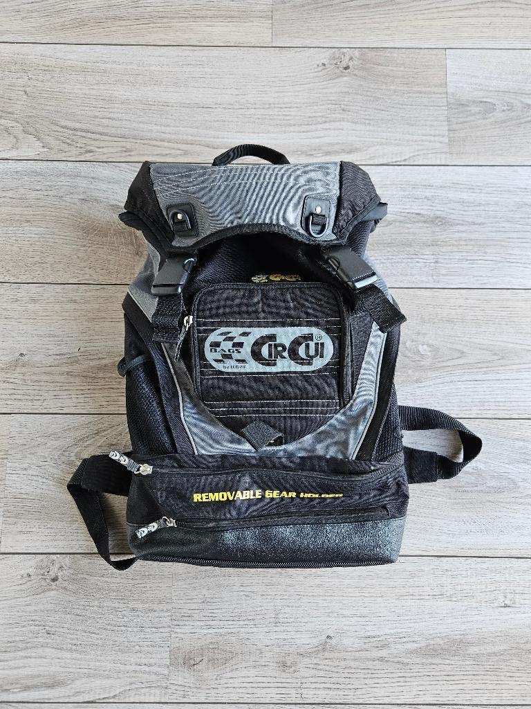 zwarte (motor) rugzak van Ledrie CirCui, Ophalen of Verzenden, Zo goed als nieuw