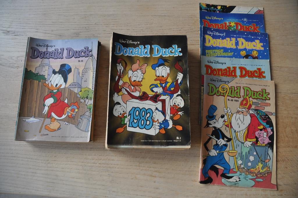 Donald  Duck  Weekblad  -  1982  -  1983  -  1984, Boeken, Stripboeken, Gelezen, Meerdere stripboeken, Ophalen of Verzenden