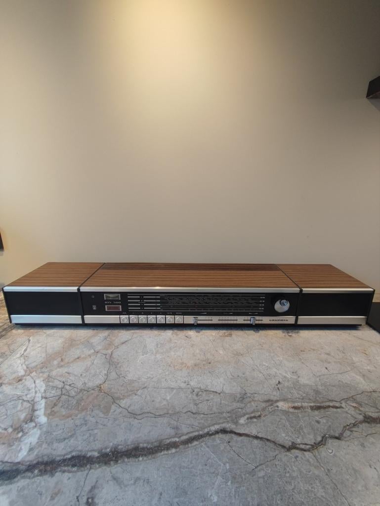 Vintage Grundig RTV 500 Stereo Receiver - Klassiek Design, Audio, Tv en Foto, Stereo-sets, Overige merken, Gebruikt, Tuner of Radio