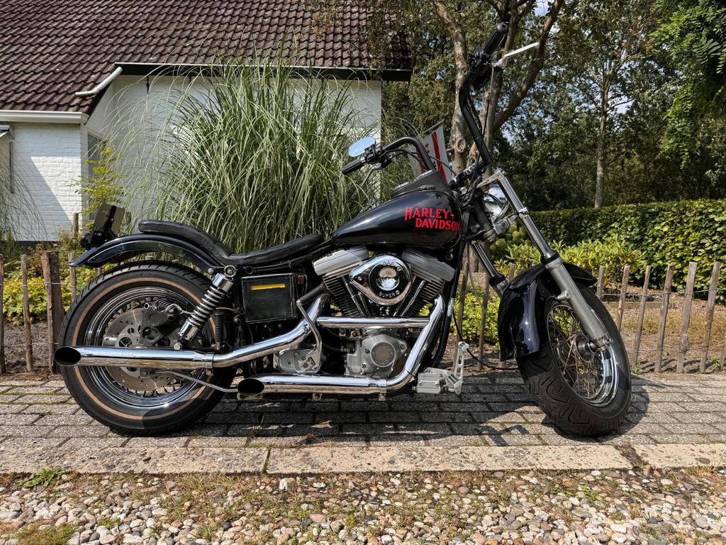 Harley davidson FXSB 1340cc evo 1985 belastingvrij!, 2 cilinders, Occasion, 1340 cc, Particulier