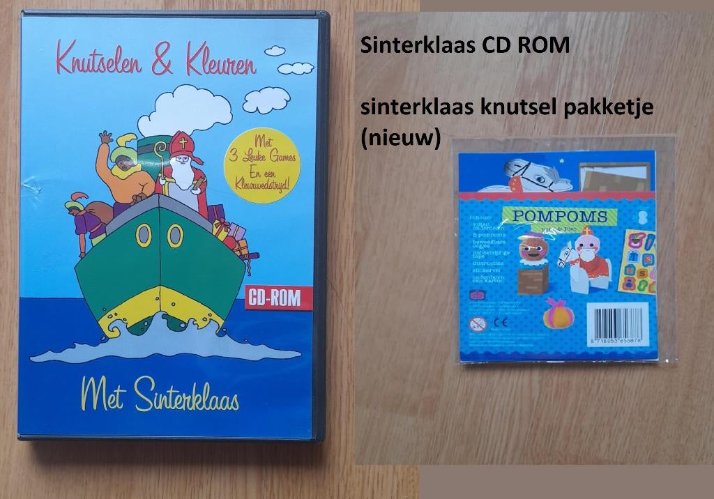 CD-rom knutselen met Sinterklaas of klein knutselpakketje, Ophalen of Verzenden, Nieuw, Knutselwerk