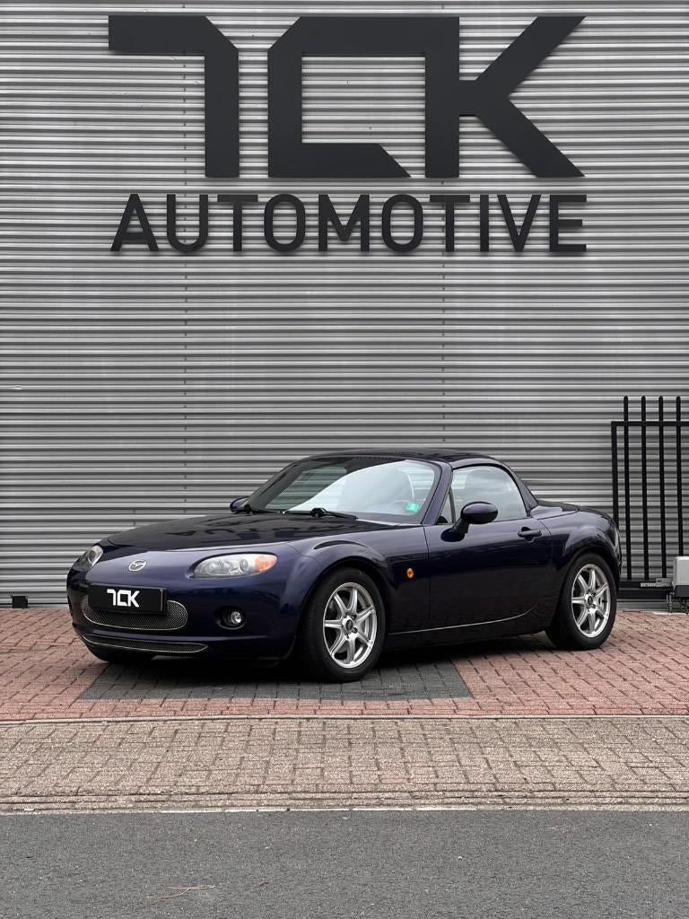 Mazda MX-5 1.8 2007 Blauw | Hardtop | Carplay | Cruise, Voorwielaandrijving, Stof, 4 cilinders, Cabriolet