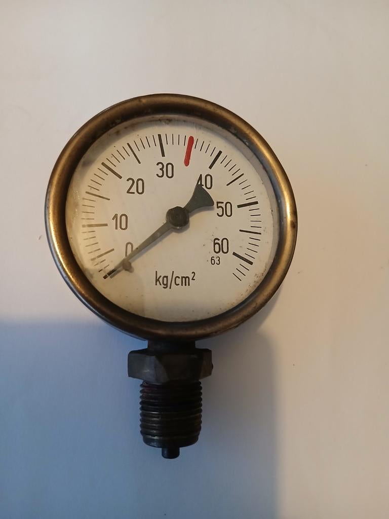 Manometer Drukmeter startlucht perslucht sleepboot schip, Watersport en Boten, Accessoires en Onderhoud, Ophalen of Verzenden