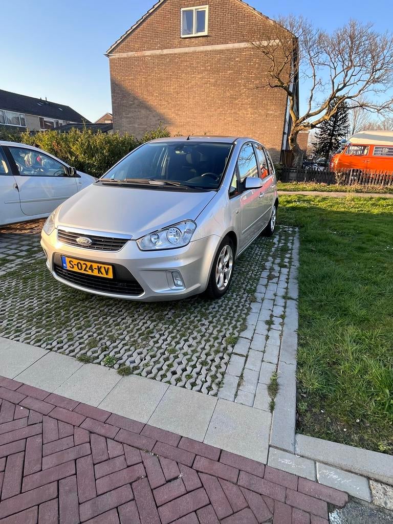 Ford C-Max 2.0 107KW Powershift 2009 Grijs, Auto's, 145 pk, Stof, Electronic Stability Program (ESP), 4 cilinders