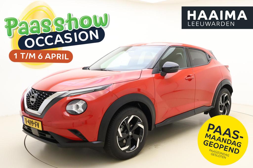 Nissan Juke 1.0 DIG-T N-Connecta | Apple carplay/ Android au, Voorwielaandrijving, Stof, Bedrijf, Handgeschakeld