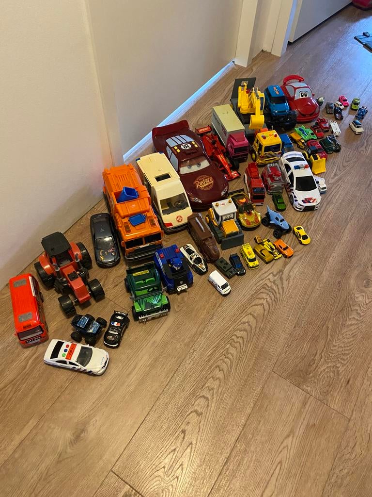 Bak met auto’s, Ophalen