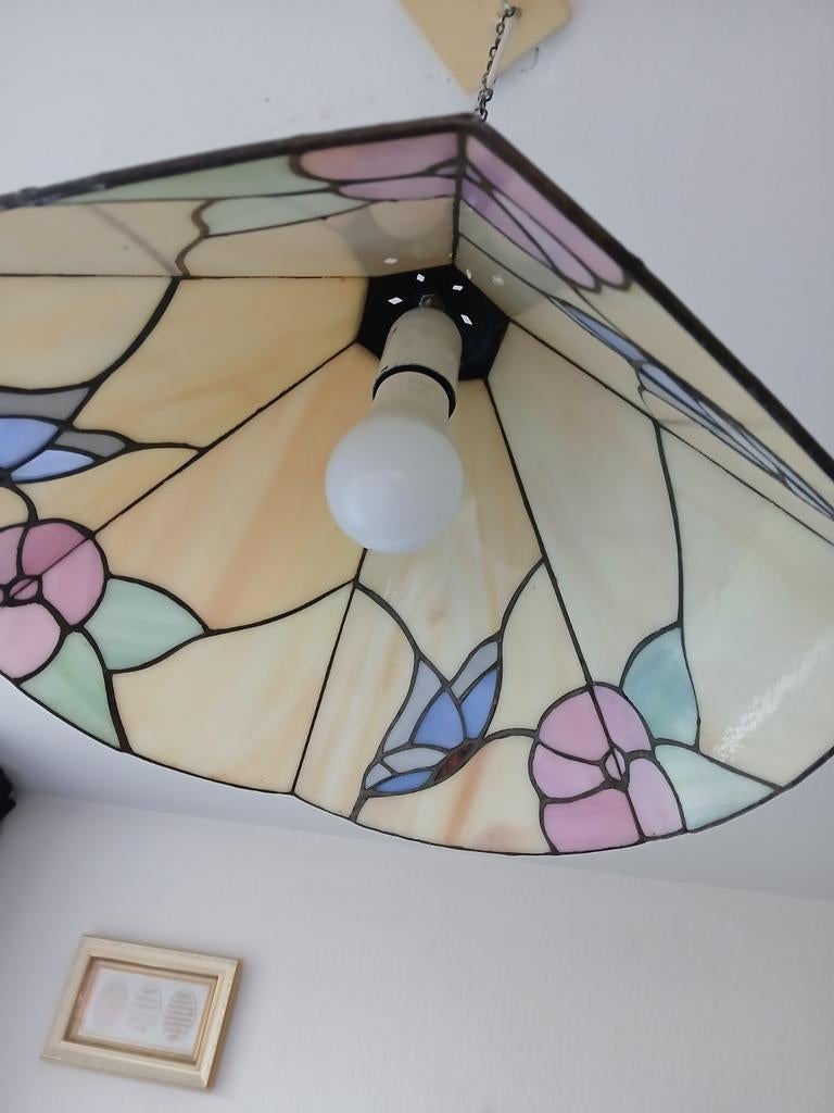 tiffany hang Lamp, Huis en Inrichting, Lampen | Hanglampen, Ophalen of Verzenden, Minder dan 50 cm