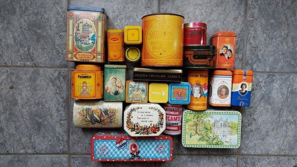 Oude originele blikken, Verzamelen, Ophalen