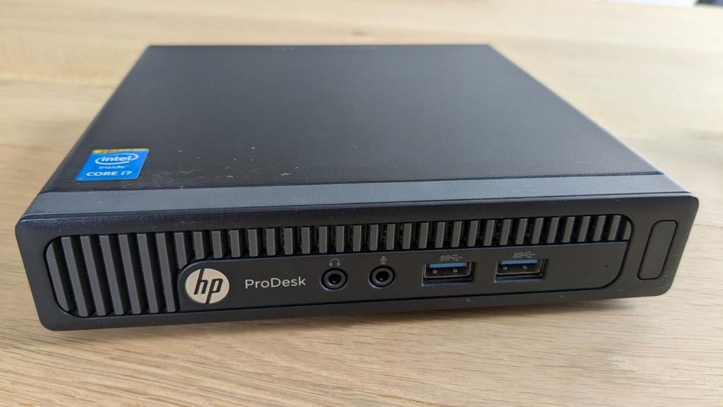 HP Prodesk 400 G1 i7 Mini PC - Compacte Desktop, Gebruikt, 2 tot 3 Ghz, Ophalen of Verzenden, HP