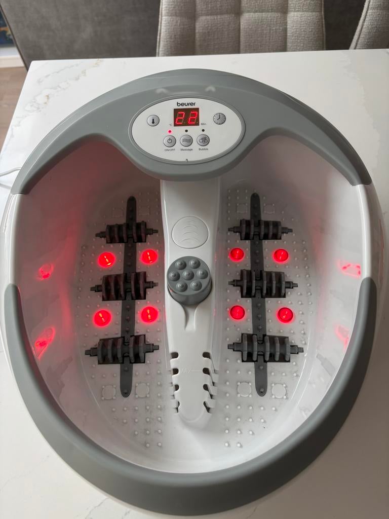 Beurer FB50 voetenbad met warmte en massagefunctie, Witgoed en Apparatuur, Persoonlijke-verzorgingsapparatuur, Ophalen, Zo goed als nieuw
