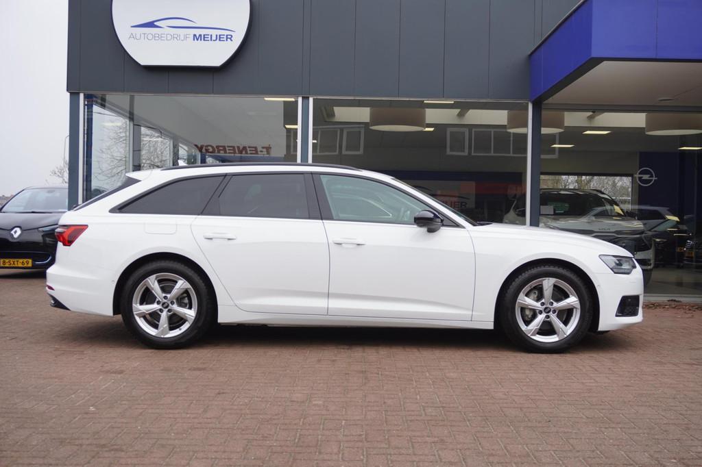 Audi A6 Avant 40 TDI Advanced edition Auromaat | Airco | Vol, Stof, Euro 6, 2000 kg, Wit