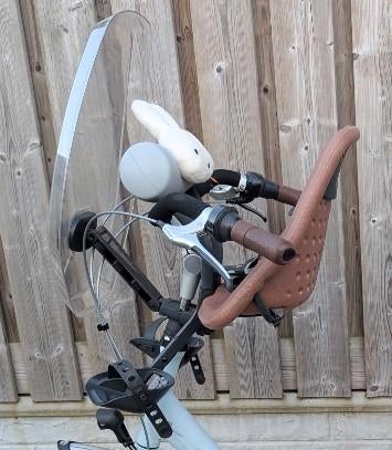 Yepp mini voorzitje, windscherm en Yepp slaaprol Nijntje, Windscherm, Zo goed als nieuw, 1 zitje, Ophalen