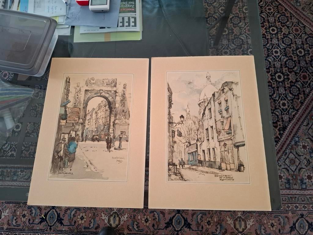 2x Jan korthals, Ophalen of Verzenden