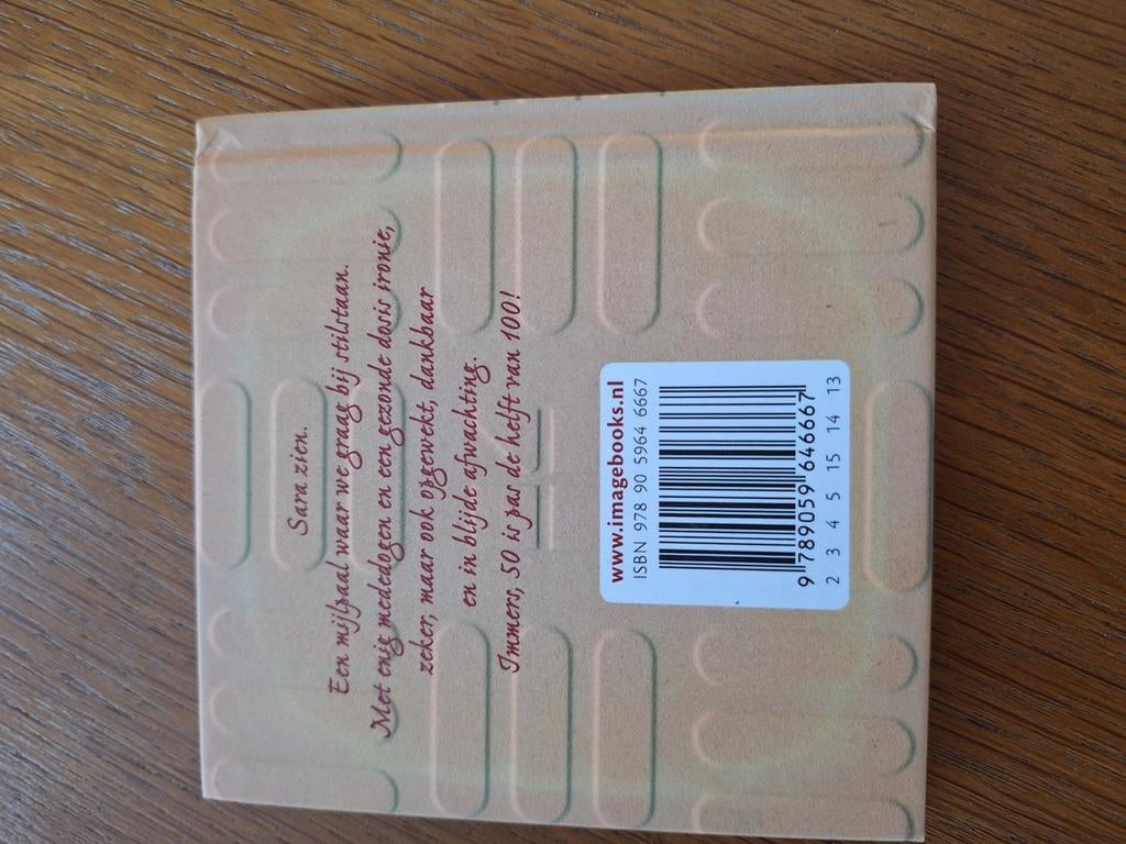 Boekje Sara NIEUW, Ophalen of Verzenden, Nieuw