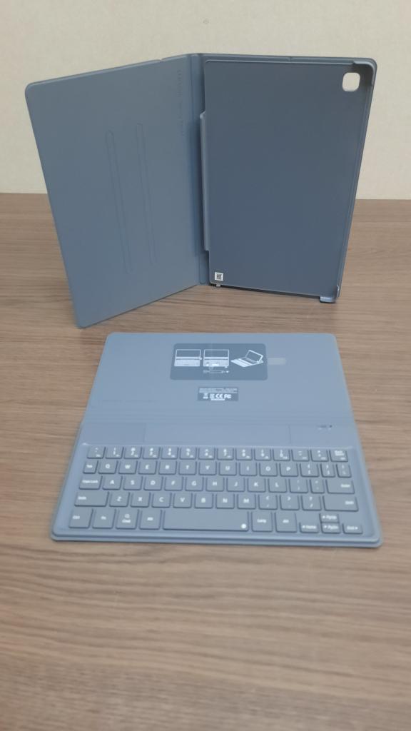Samsung Book Cover Keyboard voor Tab A7 - Grijs, 10 inch, Madefor@samsung.com, Nieuw, Bescherming voor- en achterkant