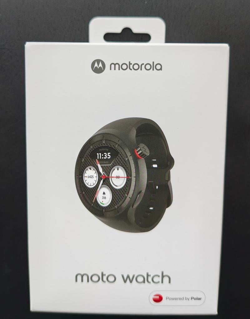 Moto Watch - Nieuw in doos, Sieraden, Tassen en Uiterlijk, Smartwatches, Conditie, Zwart, Nieuw, Ophalen of Verzenden