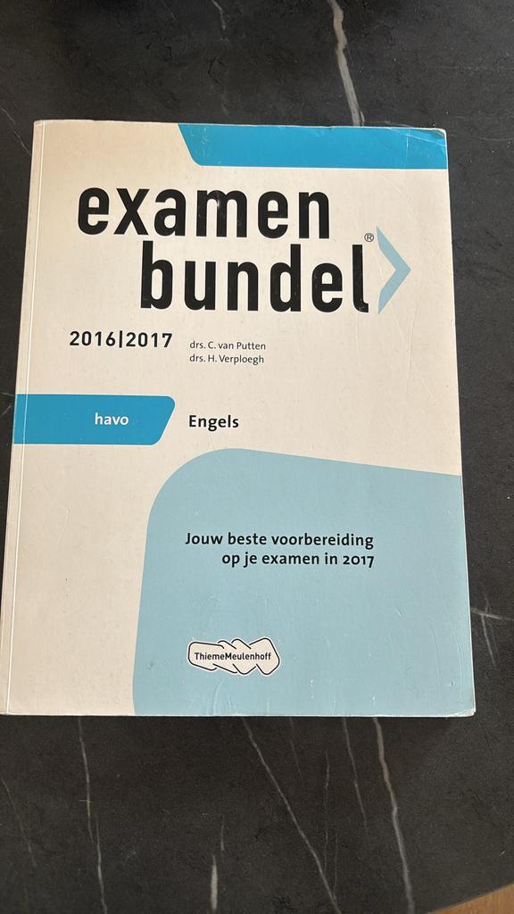 Examenbundel Havo - Engels, Verzenden, Zo goed als nieuw, HAVO, Engels