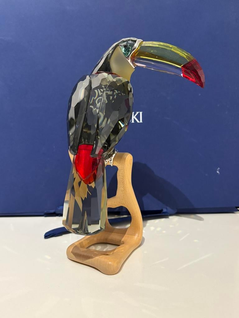 Swarovski toekan, Verzamelen, Swarovski, Ophalen of Verzenden, Zo goed als nieuw, Figuurtje