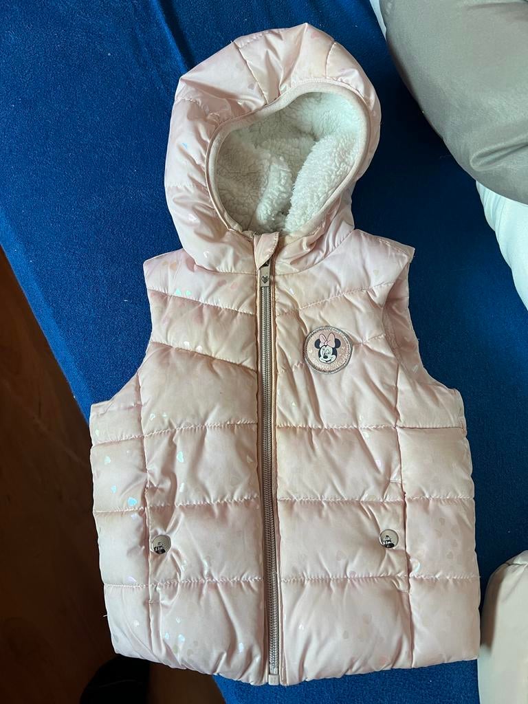 Meisjes bodywarmer minnie mouse 80, Ophalen of Verzenden
