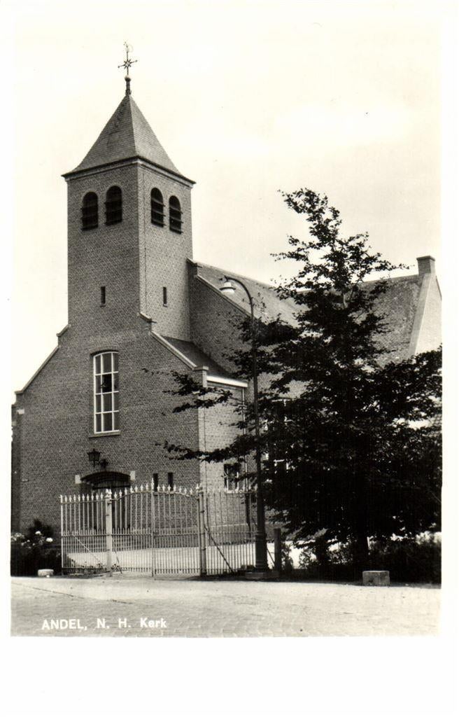 Andel, N.H. Kerk - ongelopen, Verzamelen, Ophalen of Verzenden, Voor 1920, Ongelopen, Noord-Brabant