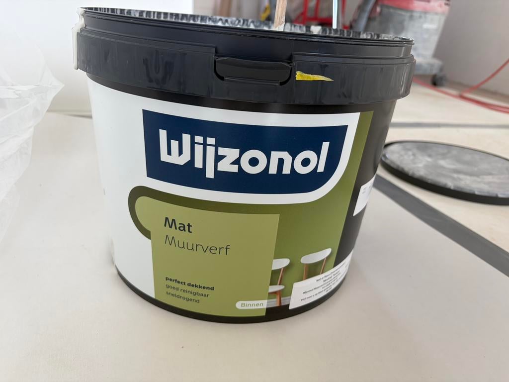Wijzonol matte muurverf (neutral tempo Flexa), Ophalen, Zo goed als nieuw, Beige