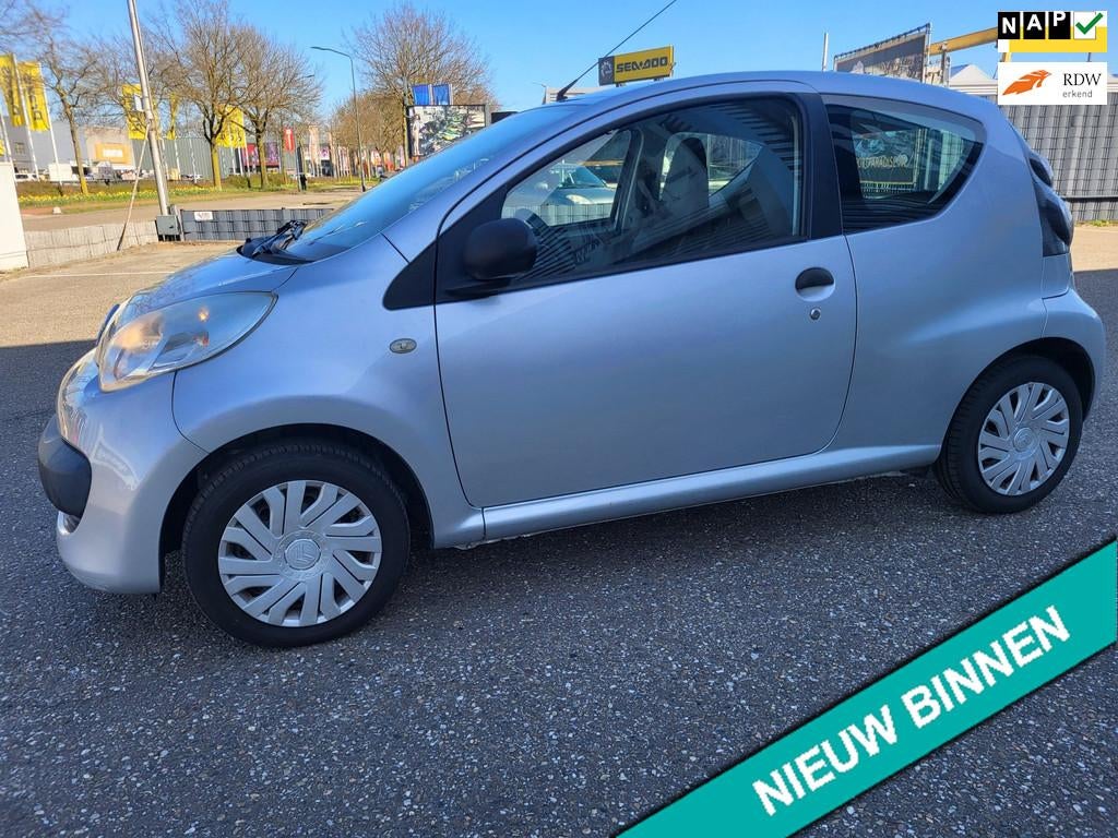Citroen C1 1.0-12V Séduction, Voorwielaandrijving, Stof, Gebruikt, Zwart