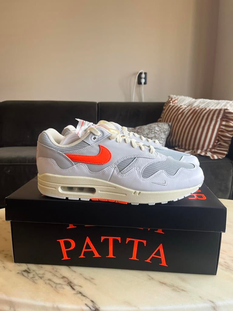Nike Air Max 1 Patta EU46 - Nieuw in doos, Overige kleuren, Nieuw, Ophalen of Verzenden, Sneakers of Gympen