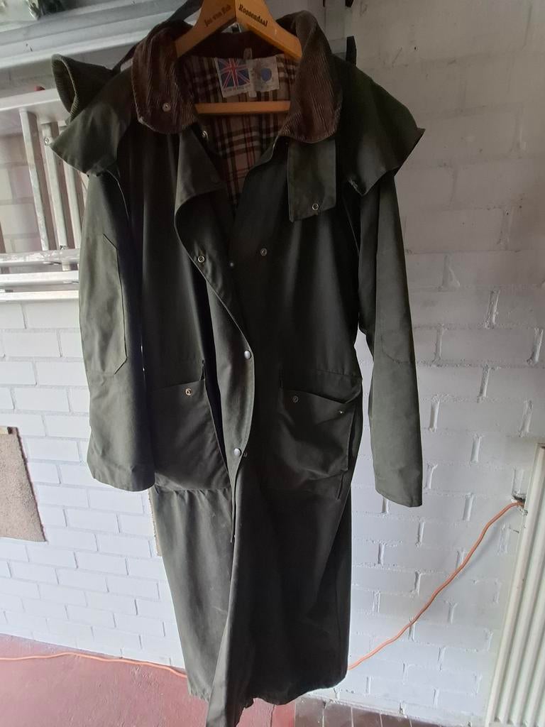 Lange waxjas, ideaal voor paardrijden - Prima staat, Ophalen of Verzenden, Gebruikt, Overige soorten, Bovenkleding