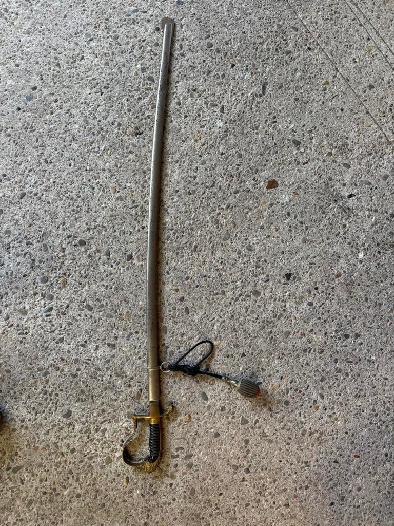 Yzerhouwer M1912 wandsabel incl sabelkwast, Verzamelen, Ophalen, Landmacht, Nederland, Zwaard of Sabel