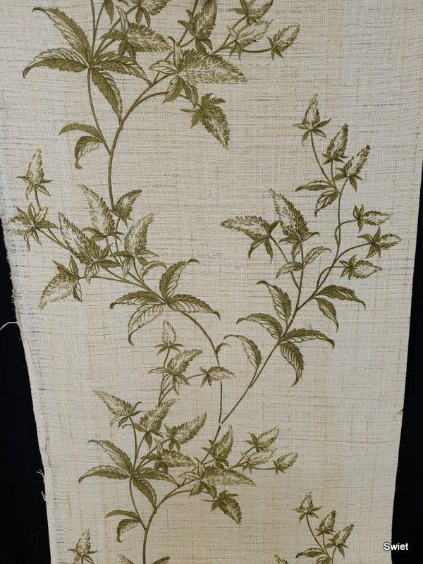 13238 Originele vintage retro stof stoffen gordijnstof Swiet, Overige kleuren, 120 cm of meer, Ophalen of Verzenden, Linnen