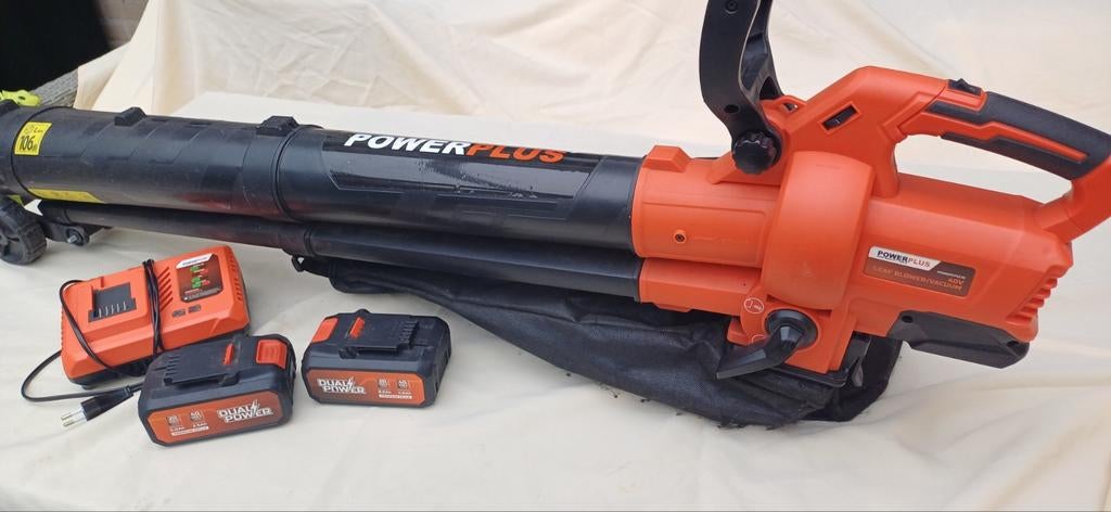 Powerplus Bladblazer met Zuigfunctie - Z.G.A.N., Met zuigfunctie, Ophalen of Verzenden, Zo goed als nieuw, Powerplus