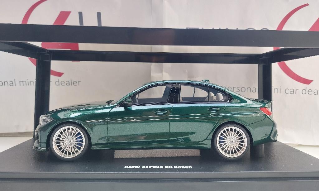 GT Spirit 1:18 BMW Alpina B3 Biturbo Limousine groen nieuw, Ophalen of Verzenden, Nieuw, Auto, Overige merken