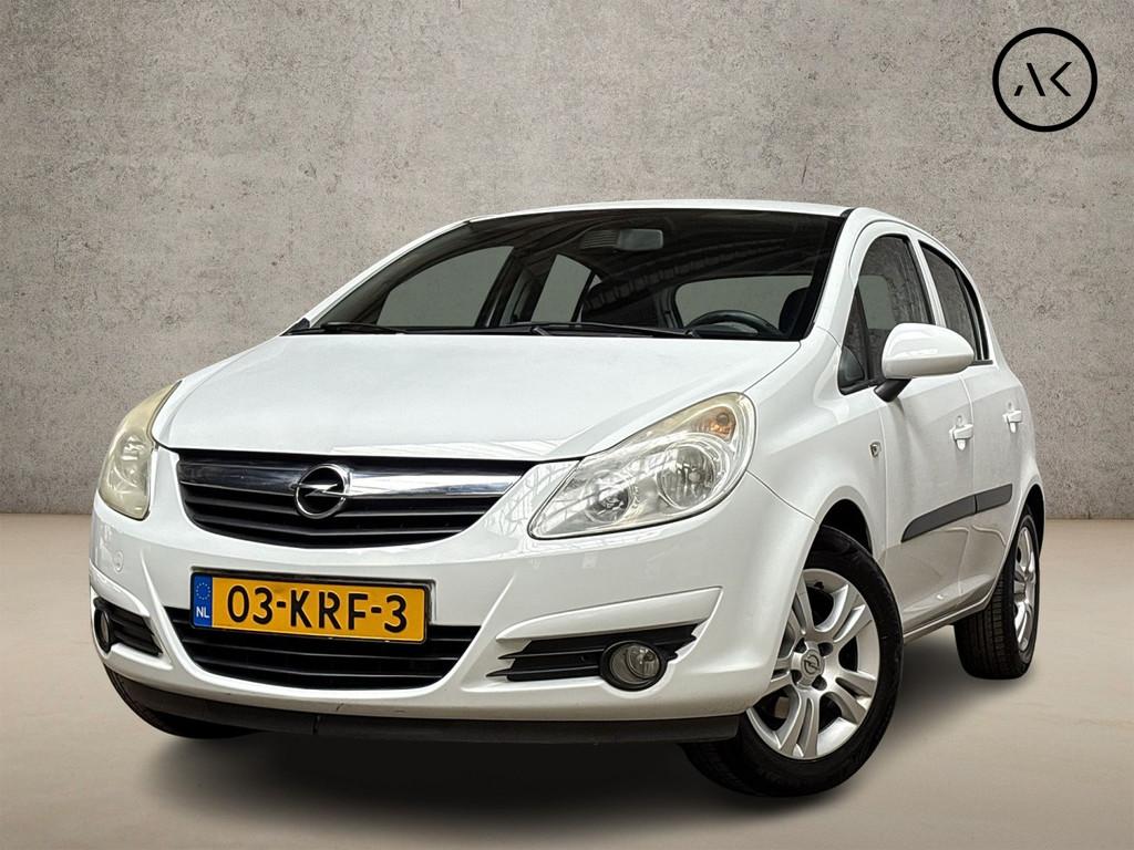 Opel Corsa 1.2-16V Sport Automaat (5 DEURS, AIRCO, SPORTSTOE, Stof, Gebruikt, Zwart, 1229 cc