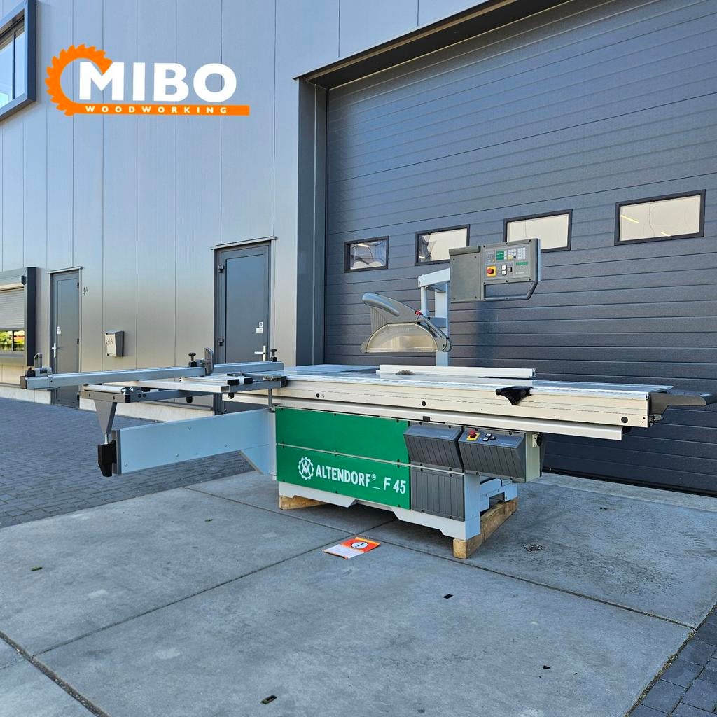 Altendorf F45 Formaatzaag Elmo2 **Bovenbediening** Garantie, 70 mm of meer, Overige typen, Zo goed als nieuw, 1200 watt of meer