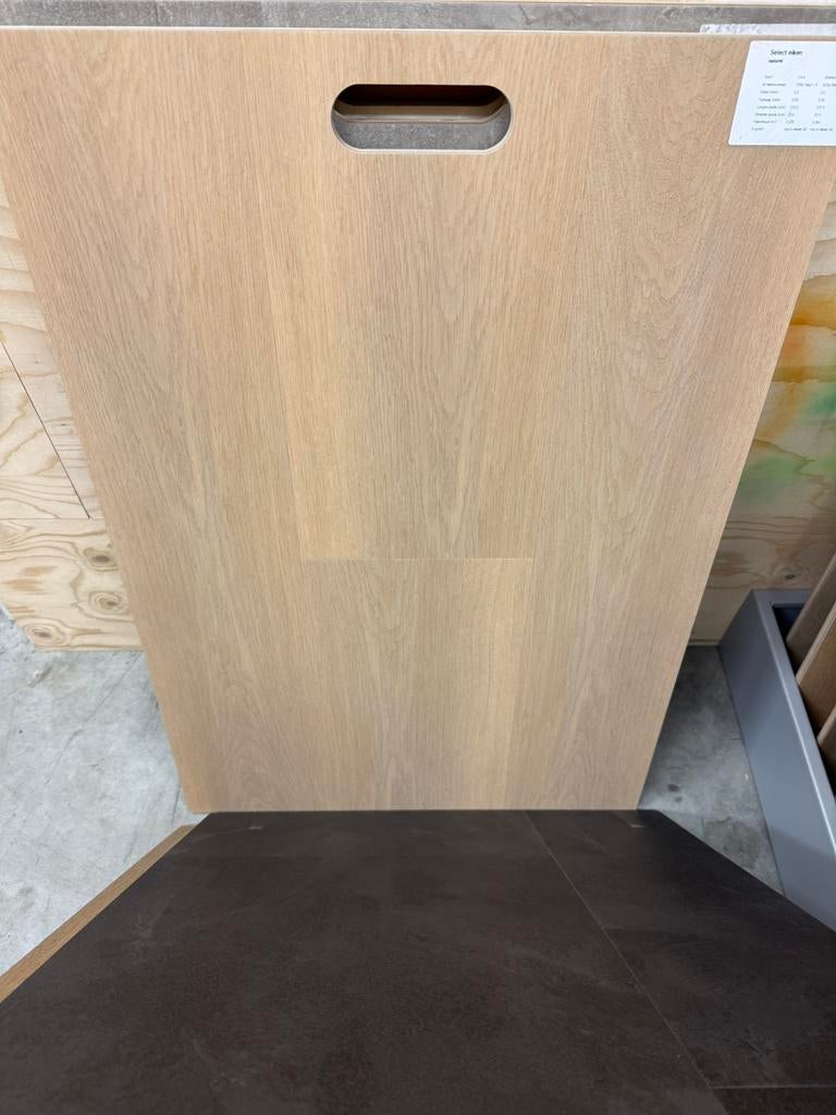 10m2 dryback pvc eiken, 60 cm of meer, Ophalen of Verzenden, Zo goed als nieuw, 10 m² of meer