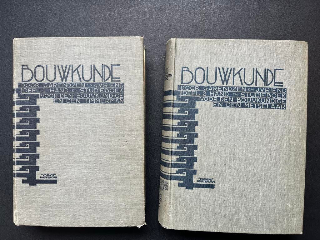 Bouwkunde deel 1 en 2 door G.Arendzen en J.Vriend, Ophalen of Verzenden, Gelezen, Bouwkunde