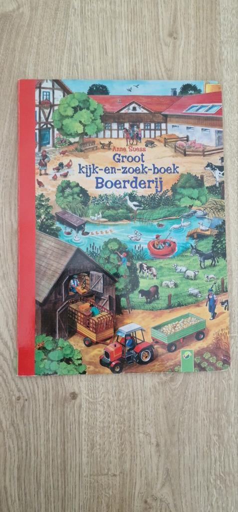 Groot kijk-en-zoek-boek Boerderij, Boeken, Ophalen of Verzenden, Zo goed als nieuw, Anne Suess, Plaatjesalbum