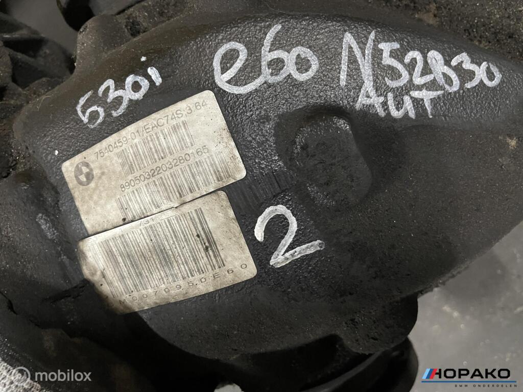 Differentieel BMW 5 serie E60 E61 530i N52 3.64 - 7540459-01, Auto-onderdelen, Gebruikt, Einsteinlaan 5 rijswijk, Bmw, Ophalen of Verzenden