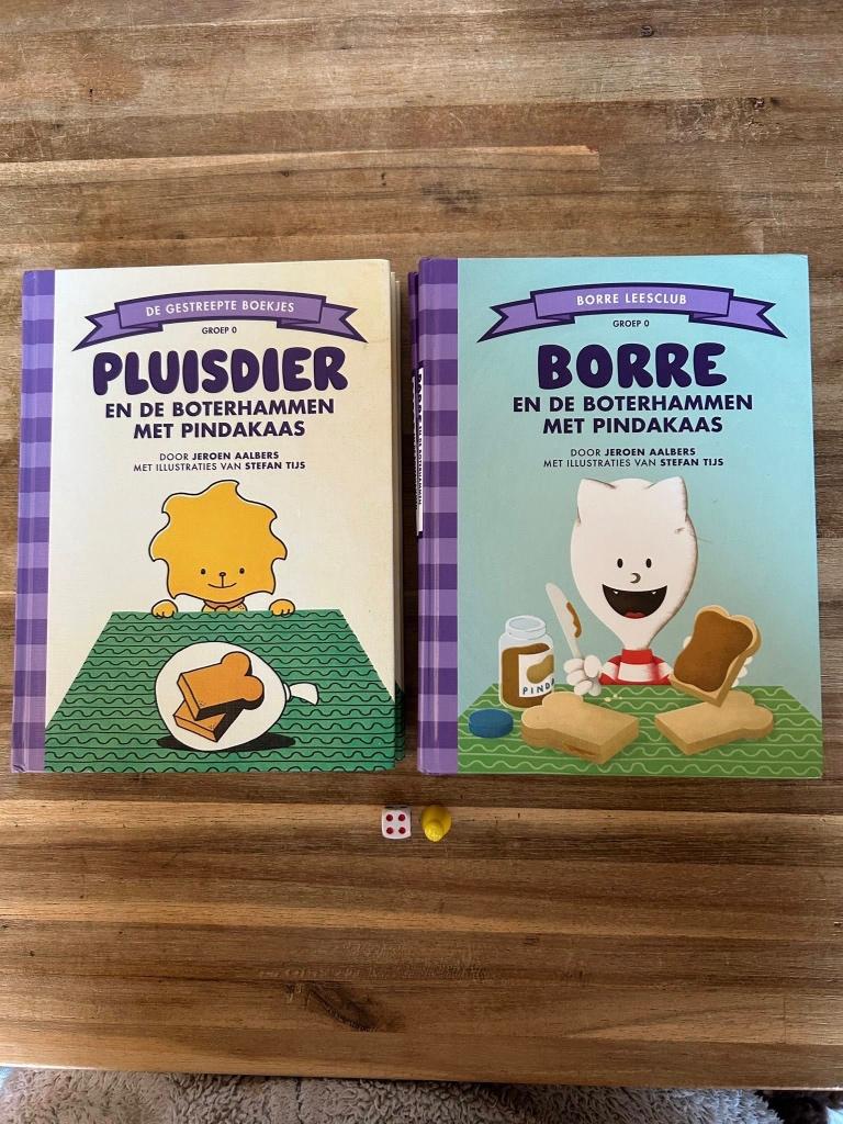 Borre Leesclub & de gestreepte boekjes groep 0, Ophalen of Verzenden, Zo goed als nieuw, Jeroen Aalbers, Fictie algemeen