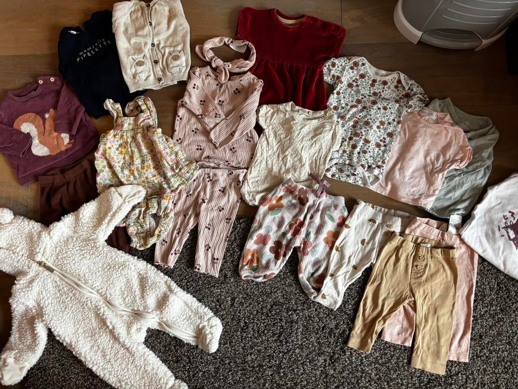 Babykleertjes pakket maat 68, Kinderen en Baby's, Ophalen, Zo goed als nieuw, Maat 68