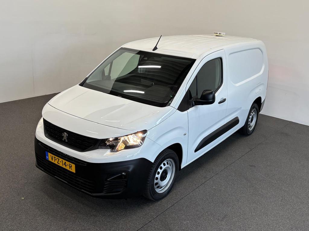 Peugeot Partner 1.5 BlueHDI Premium Long Airco Navi Carplay, Voorwielaandrijving, Stof, Gebruikt, Euro 6
