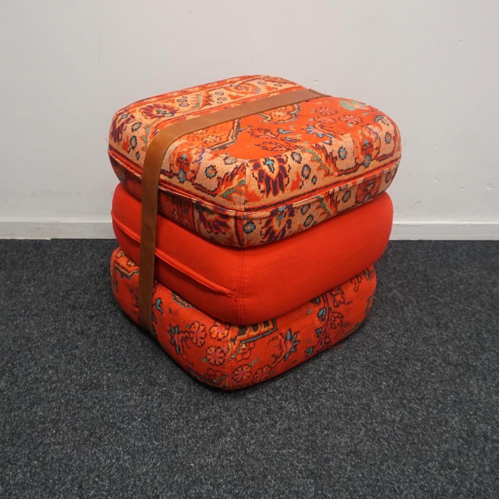 Baboesjka | Fatboy |  Poef | Zitkussen | Ali baba Red, Minder dan 50 cm, Gebruikt, -, Vierkant