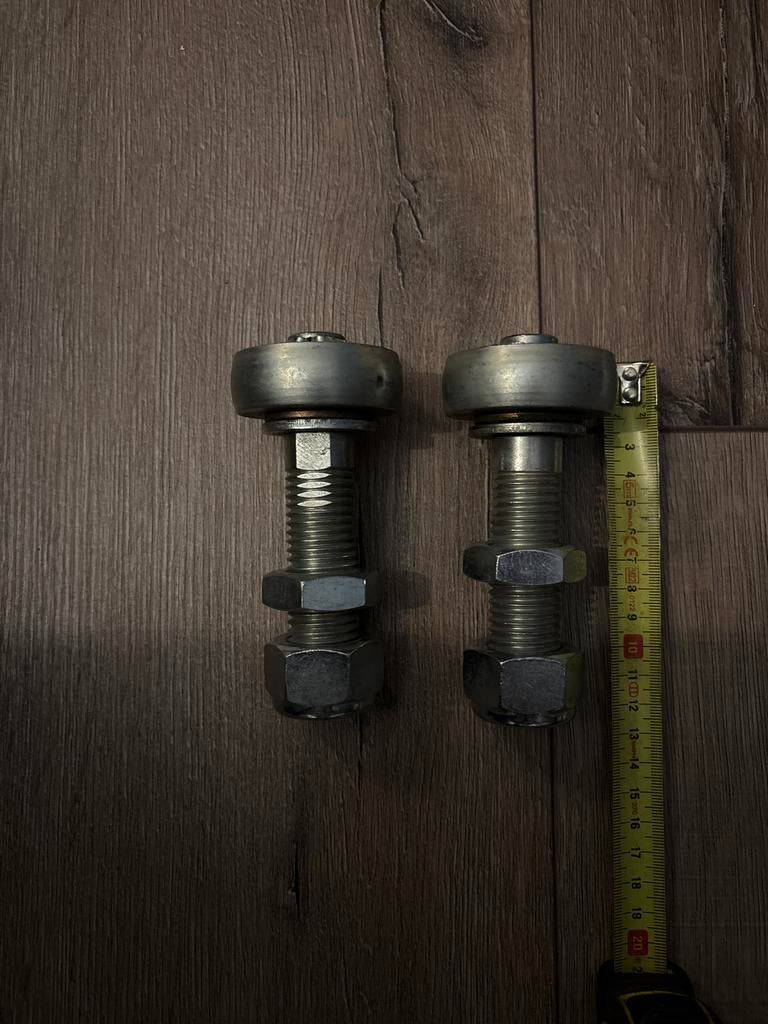 Geleiderol schuifdeur - Set van 2 stuks, Ophalen of Verzenden, Gebruikt, Overige materialen, Overige typen